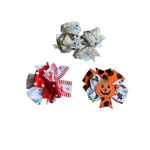 Handmade Holiday bow bundle